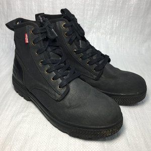 Levis Capellda de Lona Charcoal Lace Cambat Boots